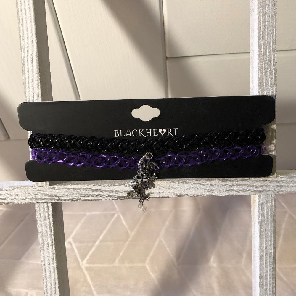 🏄3 for $15🏄 BRAND NEW Dragon Charm Choker Set - Picture 2 of 8